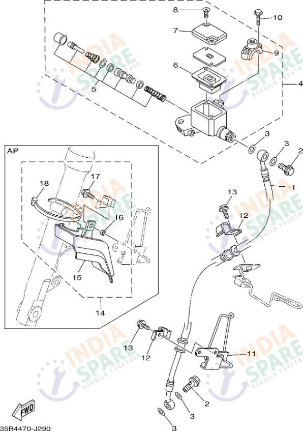FRONT MASTER CYLINDER